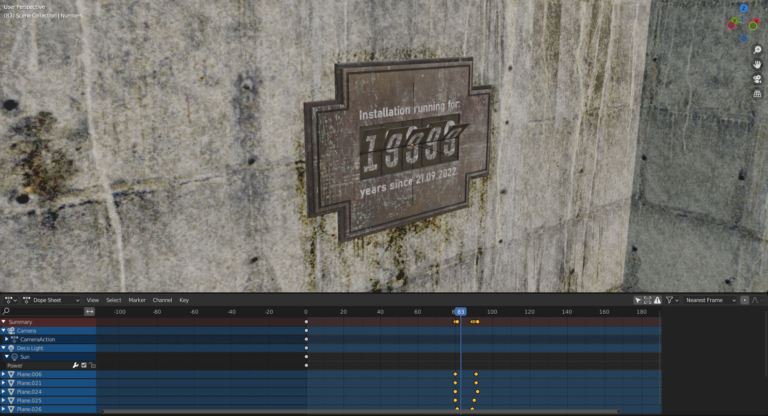 Simulation clock