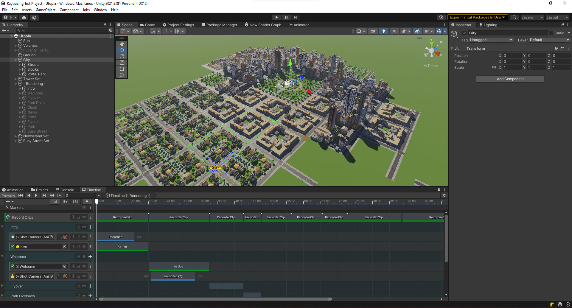 Utopian City in Unity