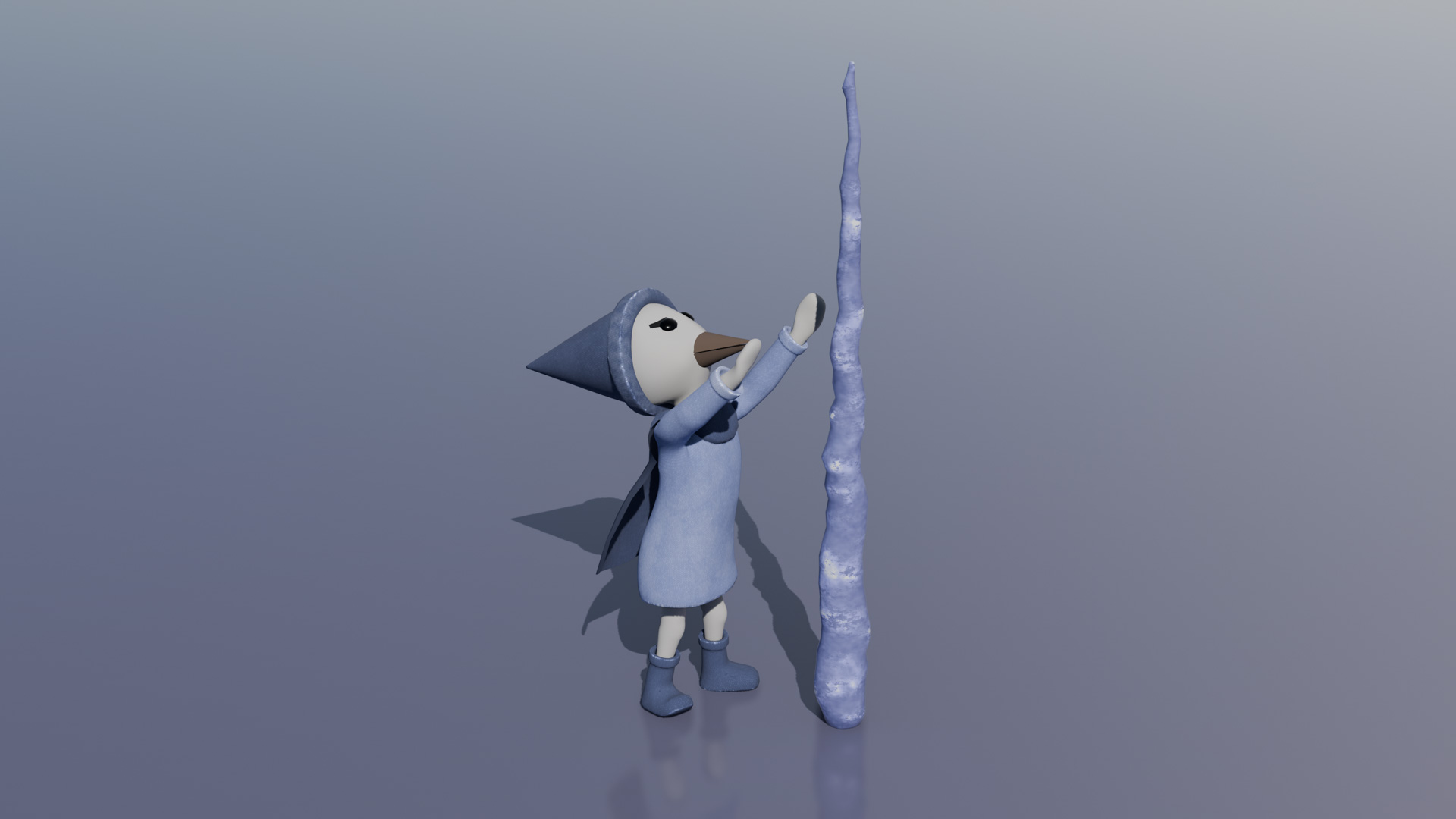 Summoning an Icicle from the ground
