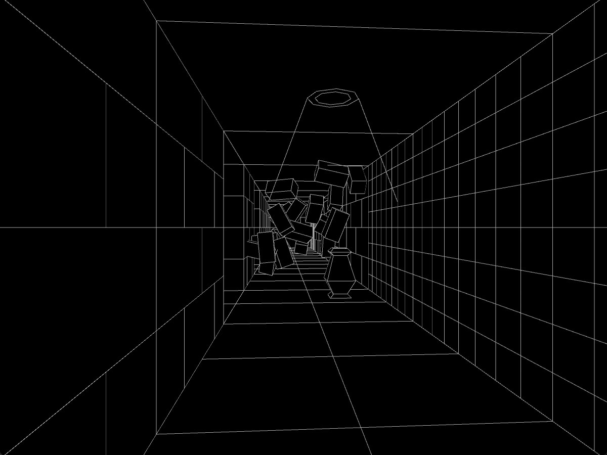 Breaking the walls using a powerup