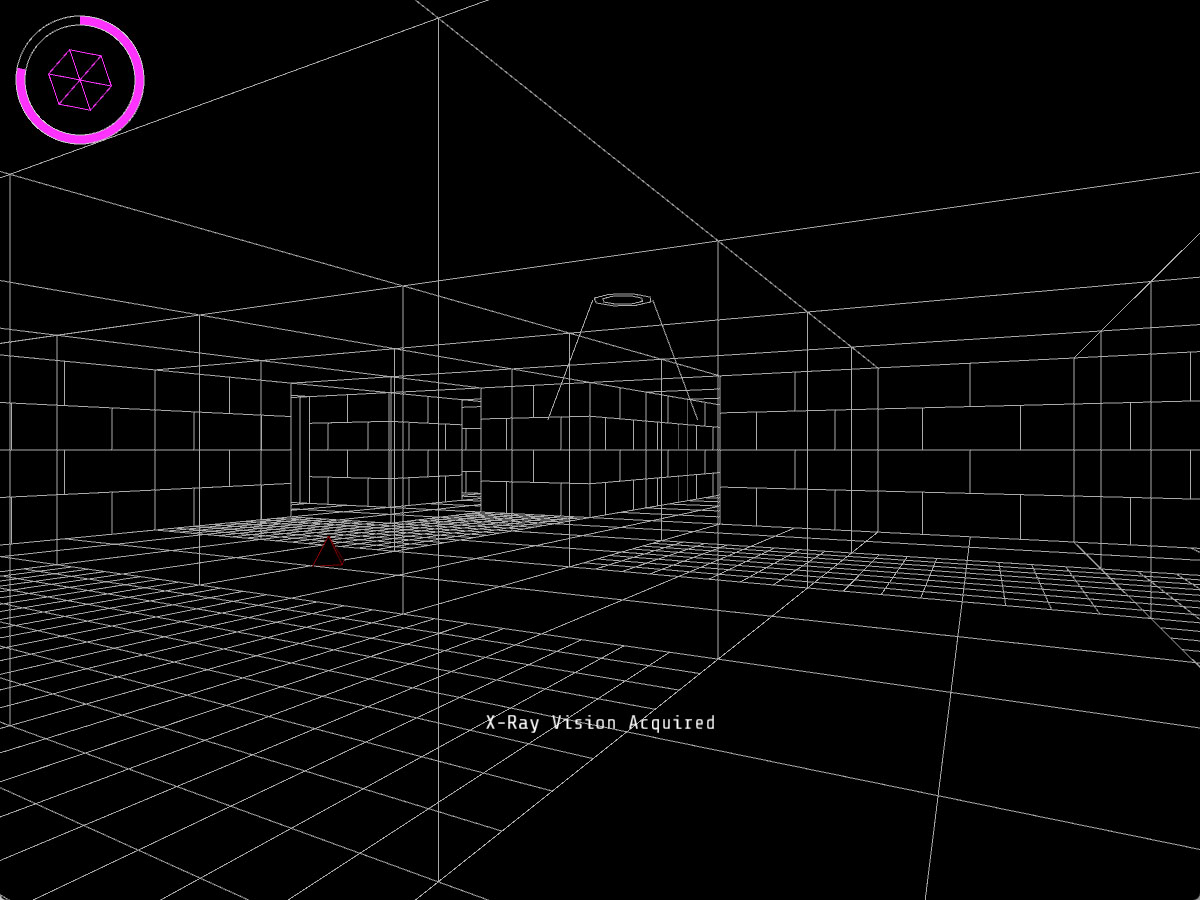 Seeing through walls with the X-Ray powerup