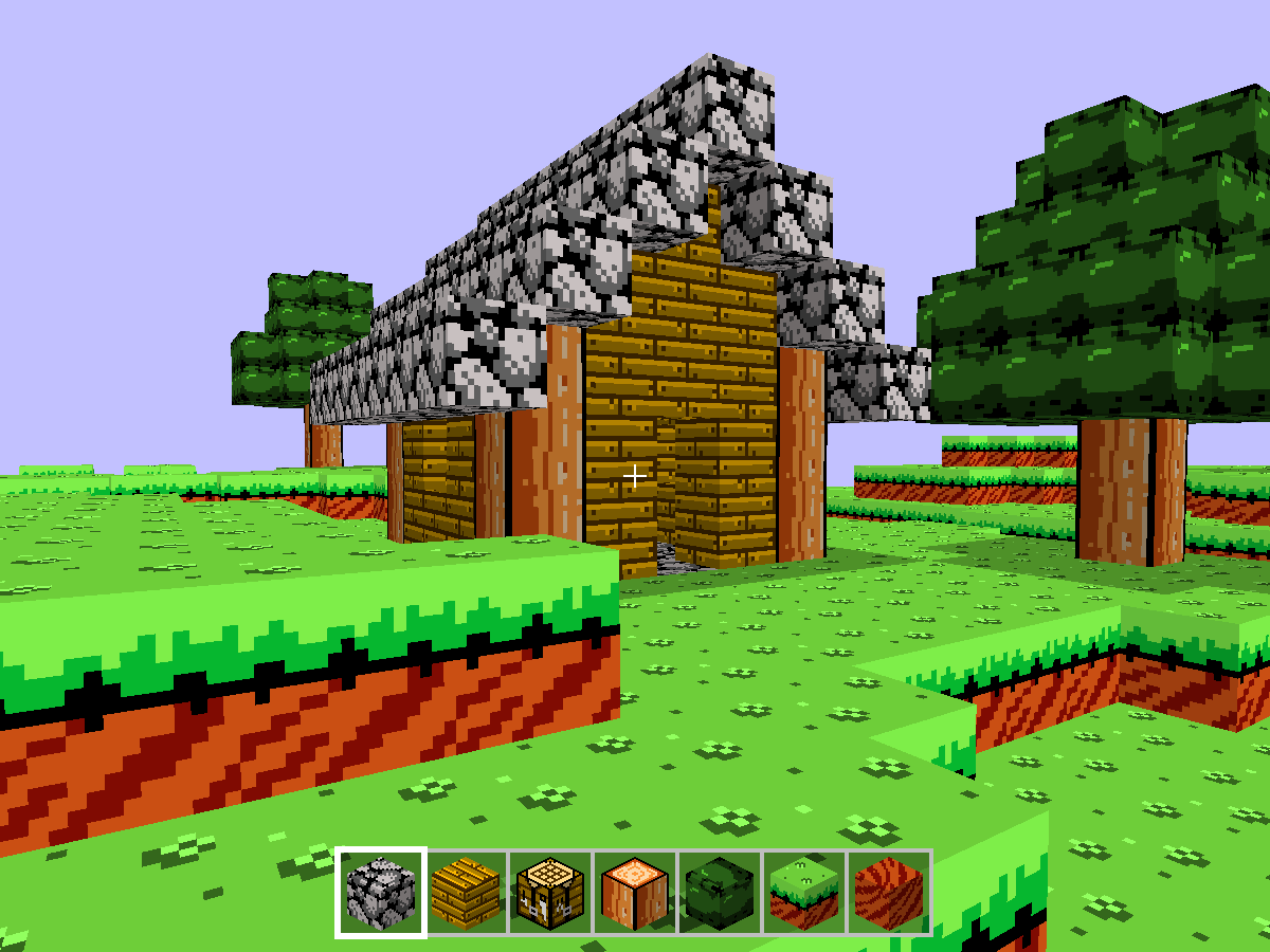 A house built in-game