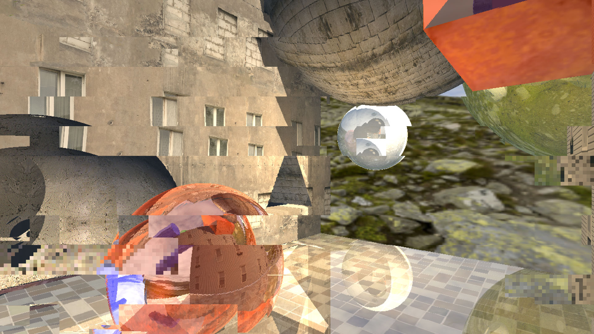 Moving the camera while still rendering an image