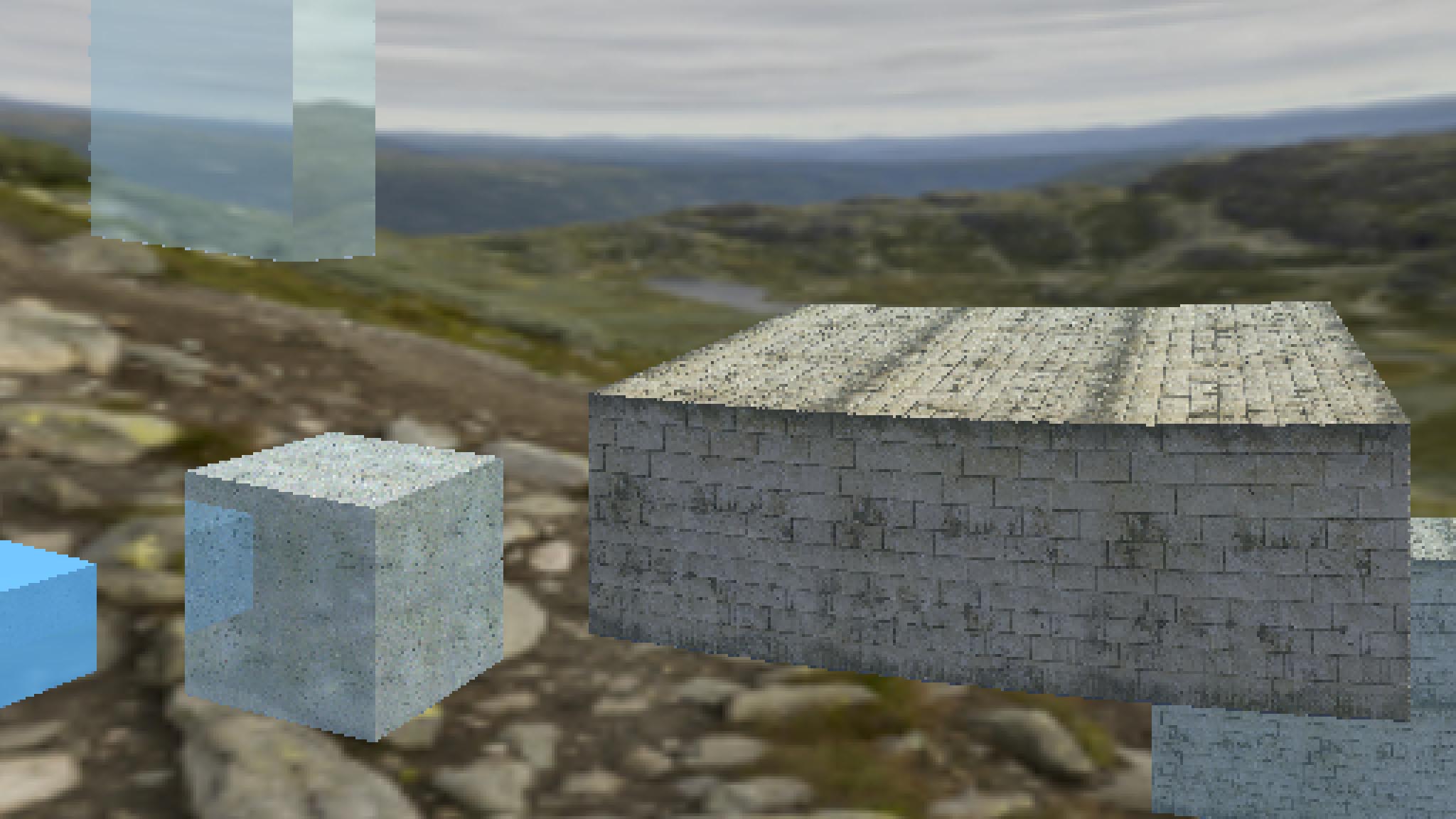 The very first image render