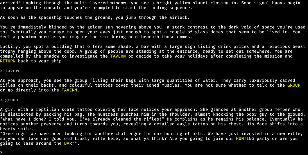 In-Game Text